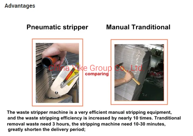 2020 New Design Manual Waste Striping Machine for Corrugated Cardboard