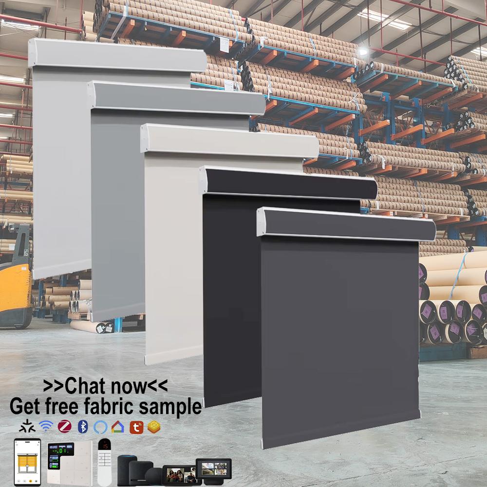 Motorized Roller Shades Solution for Effortless Light Control and Home Automation