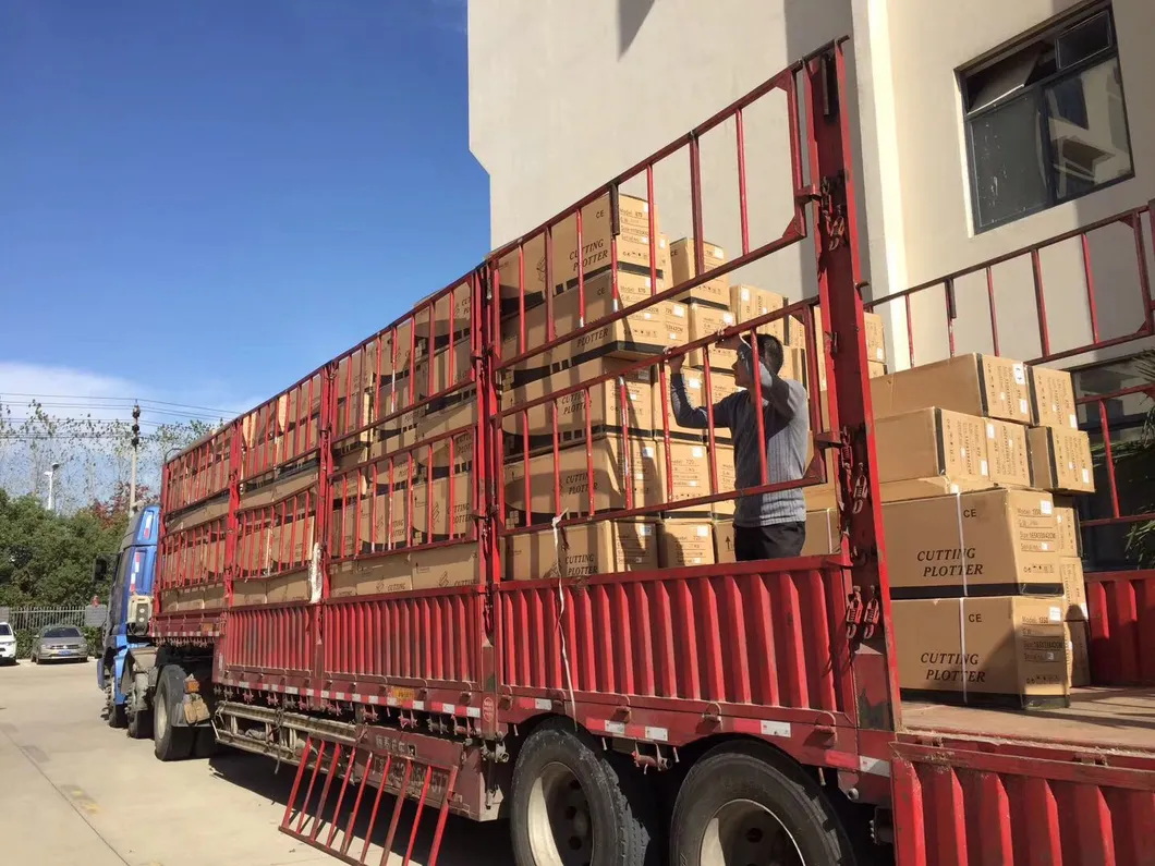 2FT 720mm Stepper Motor Manual Contour Cutter Plotter Blue and White