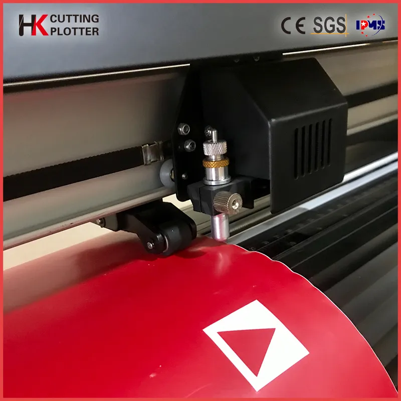 44 Inch/1100mm China Cheap Vertical Roll Vinyl Auto Contour Cutting Plotter with Laser Cutting Plotter High Precision Vinyl Cutting
