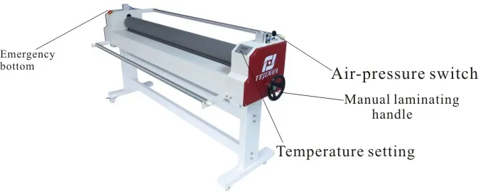63 Inches Manual Low Temperature Laminator with Best Price