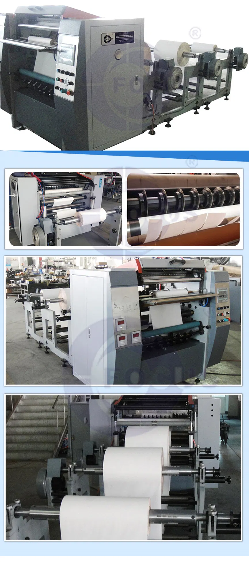 900mm Thermal Cash Register Roll Slitting Machine