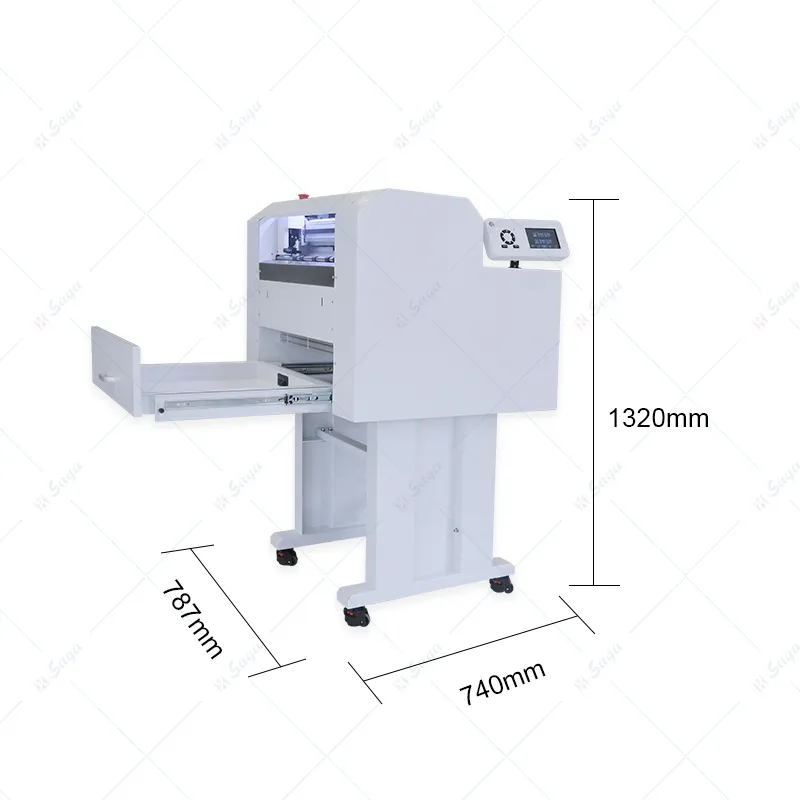 Adsorbed Auto Feeding Cutting and Creasing Die Cutter Can Half/Kiss-Cut for Self-Adhesive Wire Drawing Material, Thin PVC, Label and Synthetic Paper