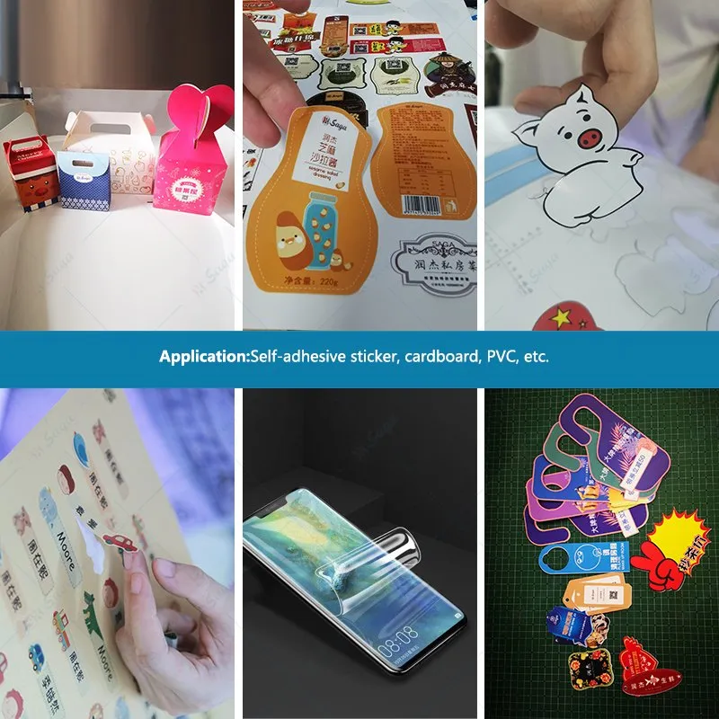 Adsorbed Auto Feeding Cutting and Creasing Die Cutter Can Half/Kiss-Cut for Self-Adhesive Wire Drawing Material, Thin PVC, Label and Synthetic Paper