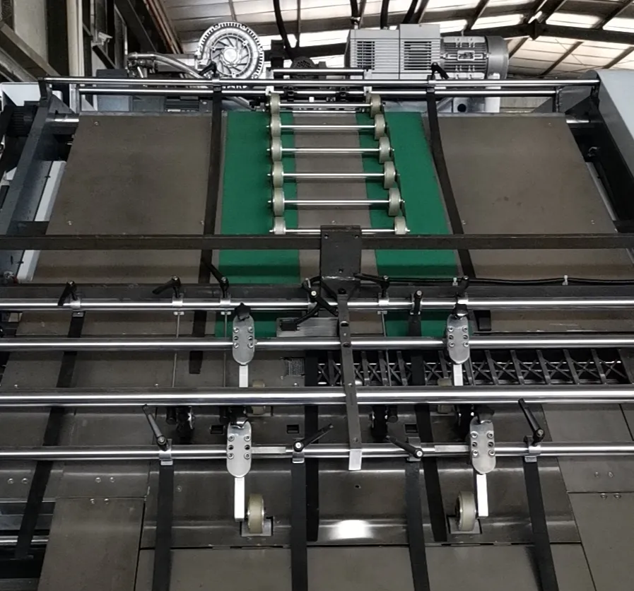 Automatic Corrugated Cardboard Flute Laminator Machine with High Speed Running (QTM 1450)