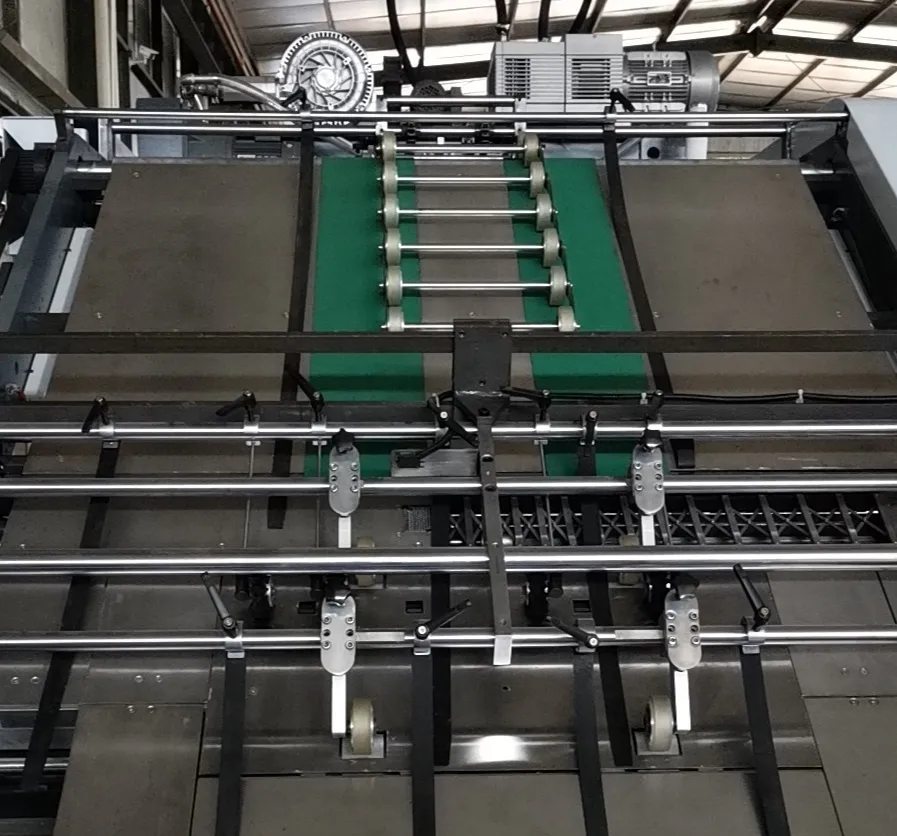 Automatic Corrugated Cardboard Flute Laminator Machine with High Speed Running (QTM 1450 )