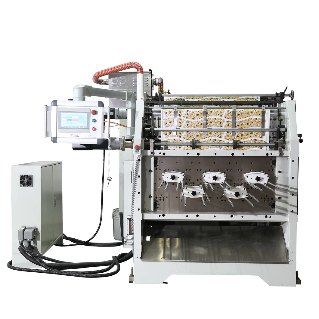 Automatic Die-Cutting with Flexographic Printing Machine for Paper Cup