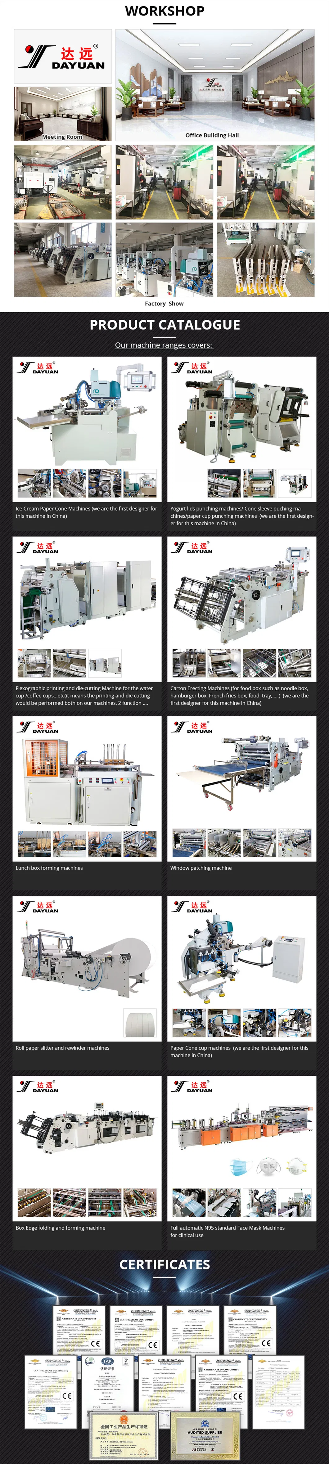 Automatic Die-Cutting with Flexographic Printing Machine for Paper Cup
