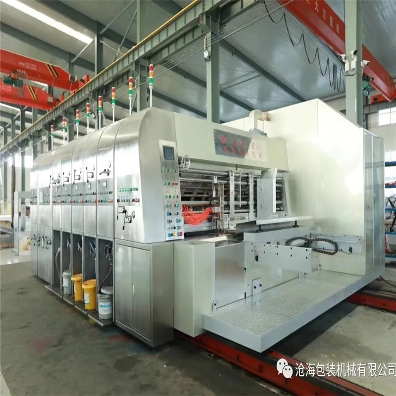 Automatic High Speed 5 Colors Flexo Printing/Slotting/Die-Cutting Machine