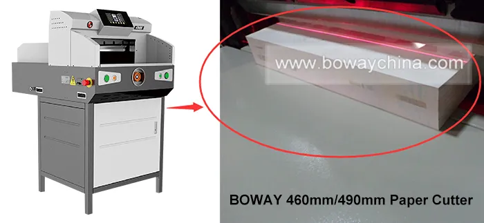 Automatic Push Programmed 80mm Thickness 490mm 460mm A3 A4 Size Paper Stack Sheets Trimmer