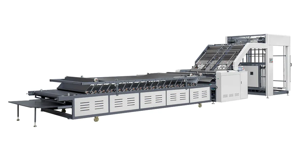 Automatic Single Side Flute Corrugated Cardboard Paper Laminating Machine for 1450/1650mm