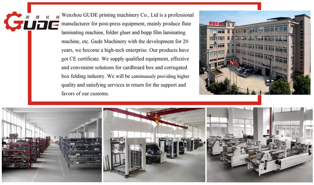 Corrugated Carton and Paper Board Automatic Flute Laminating Machine
