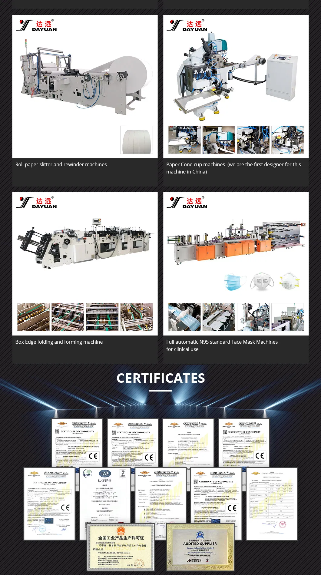 Dayuan Fqbg-1100&Fqbg-1400 Paper Roll Slitter Rewinder Machine for Paper Slitting Rewinding