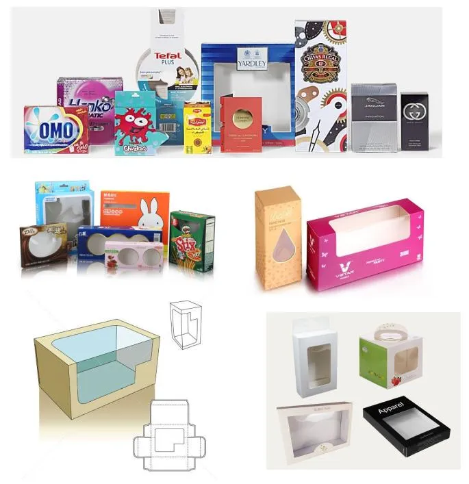 Double Line Toy Box Paper Box Window Patching Machine