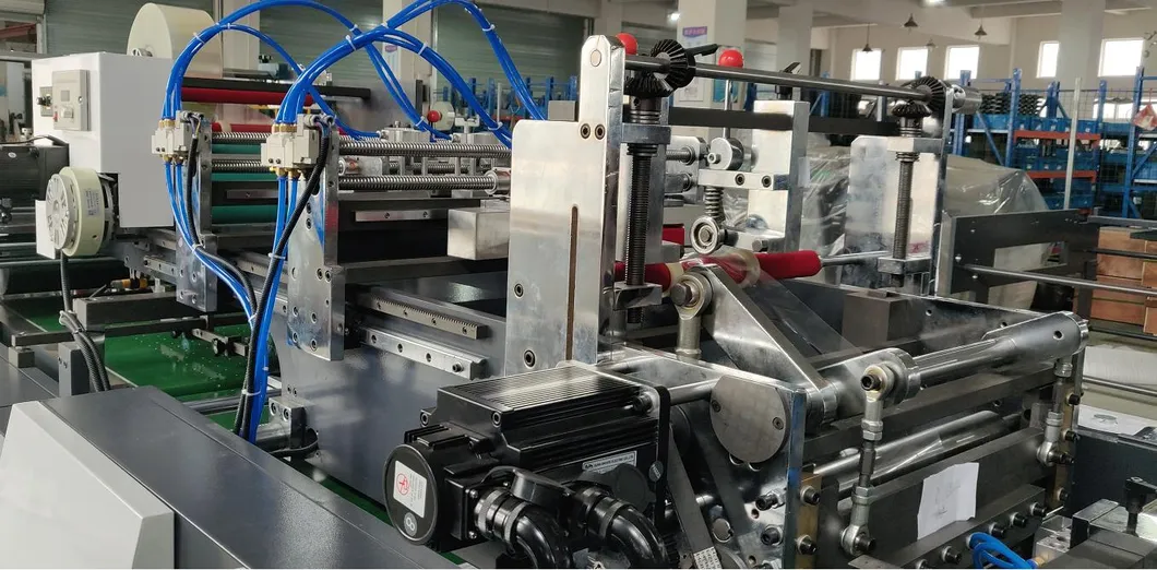 Double Line Toy Box Paper Box Window Patching Machine