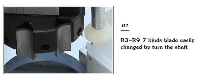 Dq80 Electric Round Cornering Cutter Front Corner Cutter Cutting Machine Fillet Paper Cutter Rounded Machine CE