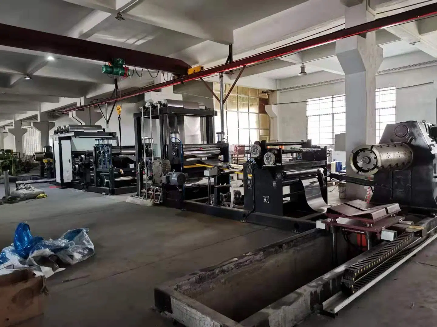 Excellent Quality Galvanized Steel Plate Film Laminating Production Line