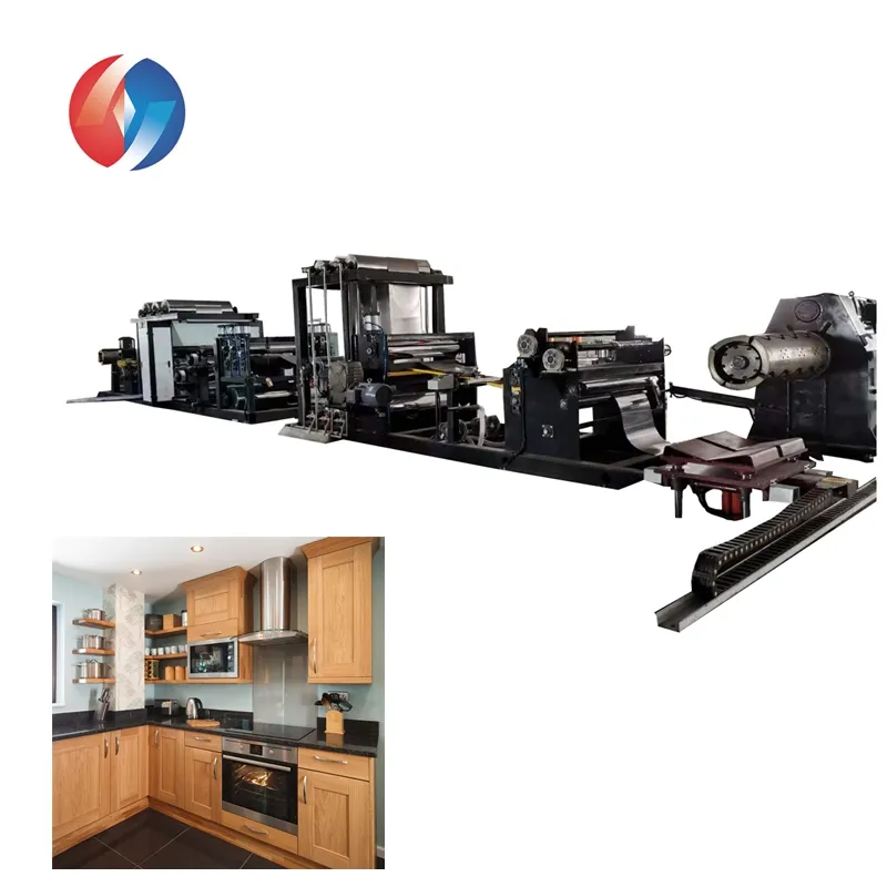 for Kitchen Cabinet Film Decoration Cold Rolled Coil Laminating Machine