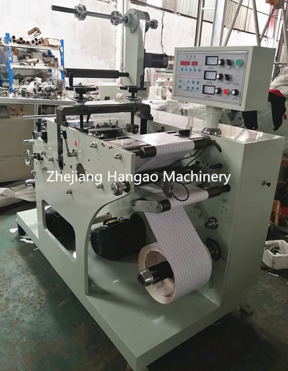 Fq- 320y Self Adhesive Sticker Label Roll to Roll Slitting Machine with Die Cutting