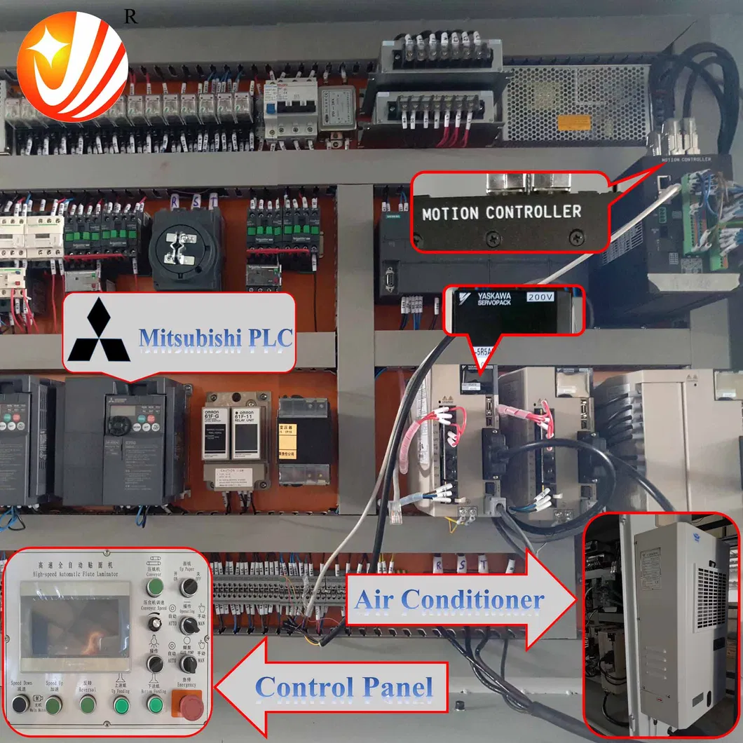 Full Automatic Flute Laminator for Corrugated Cardboard Sheet