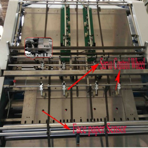 Full Automatic Flute Laminator for Corrugated Cardboard Sheet