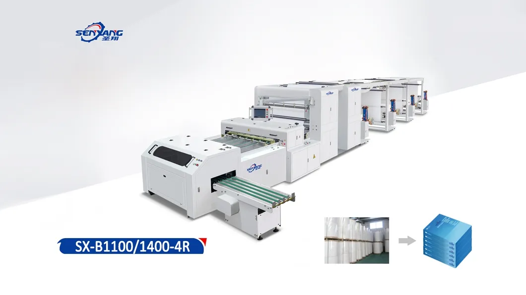 Full Automatic Office Usage Cross A4 Paper Cutting Machine Line From Shengxiang