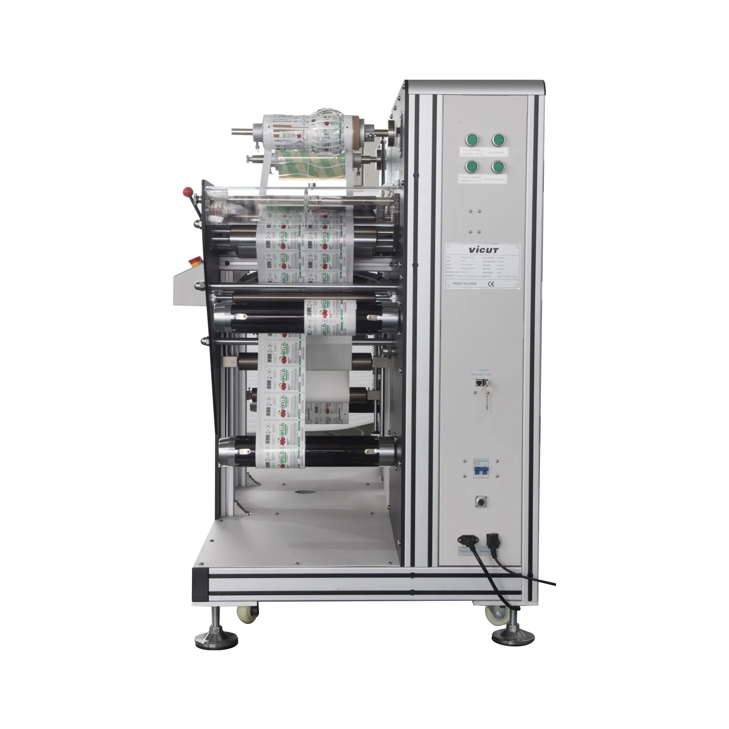 Fully Automatic 320mm Width Digital Label Die Cutter with Waste Removal and Lamination Vr320
