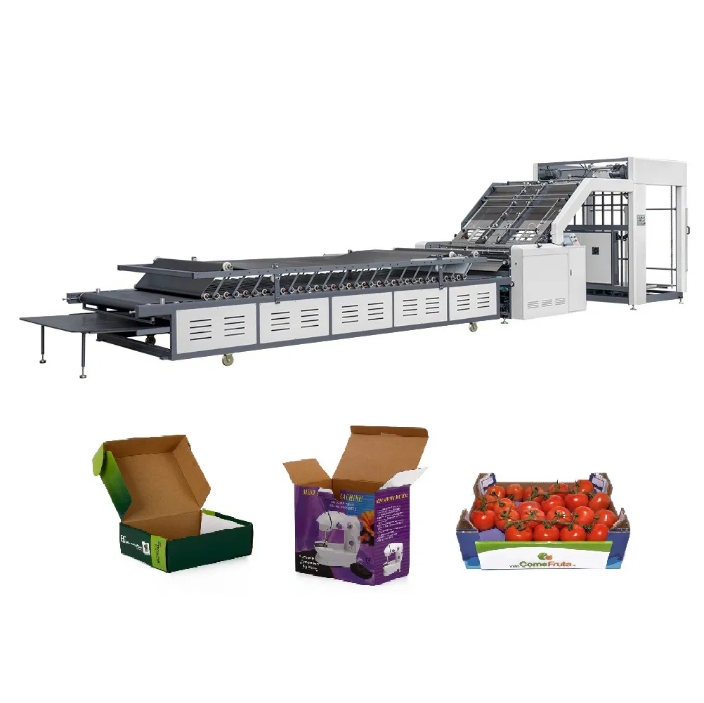 Grey Paper Cardboard Paper Flute Laminating Machine for Corrugated Carton Wine Box, Cartoon Card Reading Books, Clothing Tags Machine
