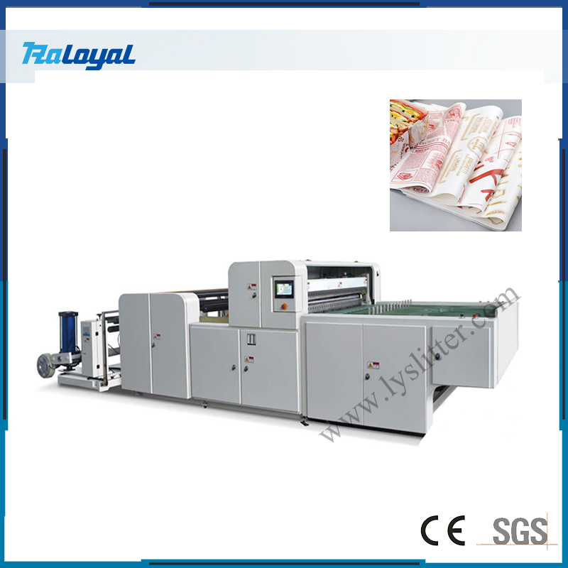 Hamburger Paper Sandwich Paper Fast Food Paper Roll to Cut A1 2 3 4size Sheeting Machine Paper Sheeter Paper Cross-Cutting Machinery with High Speed