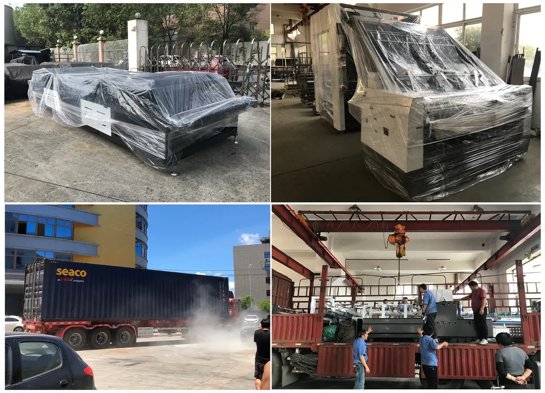 High Automation Corrugated Paperboard Lamination Machine with Collecting and Stacking Machine