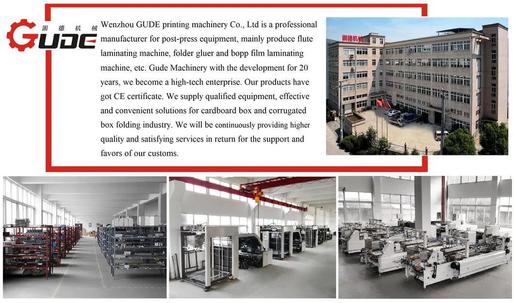High Automation Corrugated Paperboard Lamination Machine with Collecting and Stacking Machine