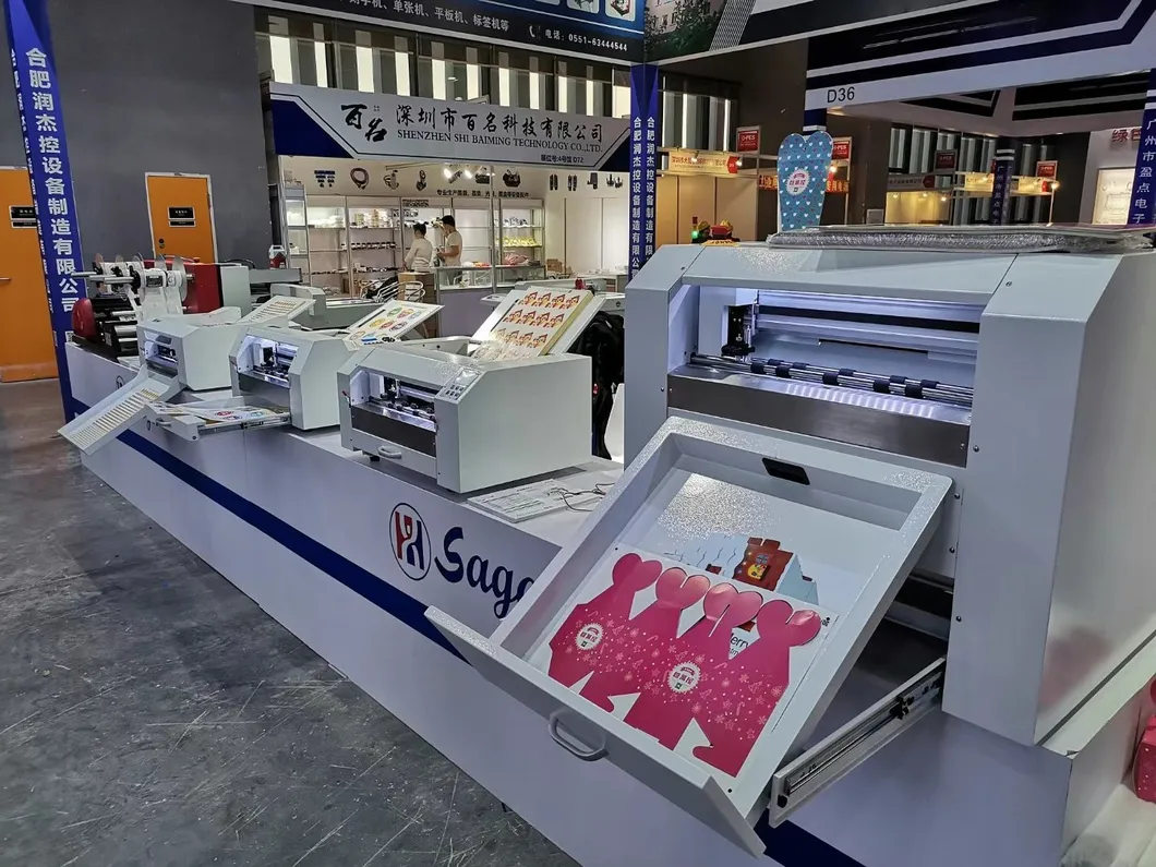 High Precision Die Cutting/Adsorbed Sheet Cutter/Sheet Auto Feeding Cutting and Creasing/Adsorbed Cutter Plotter/Contour Cutting Machine