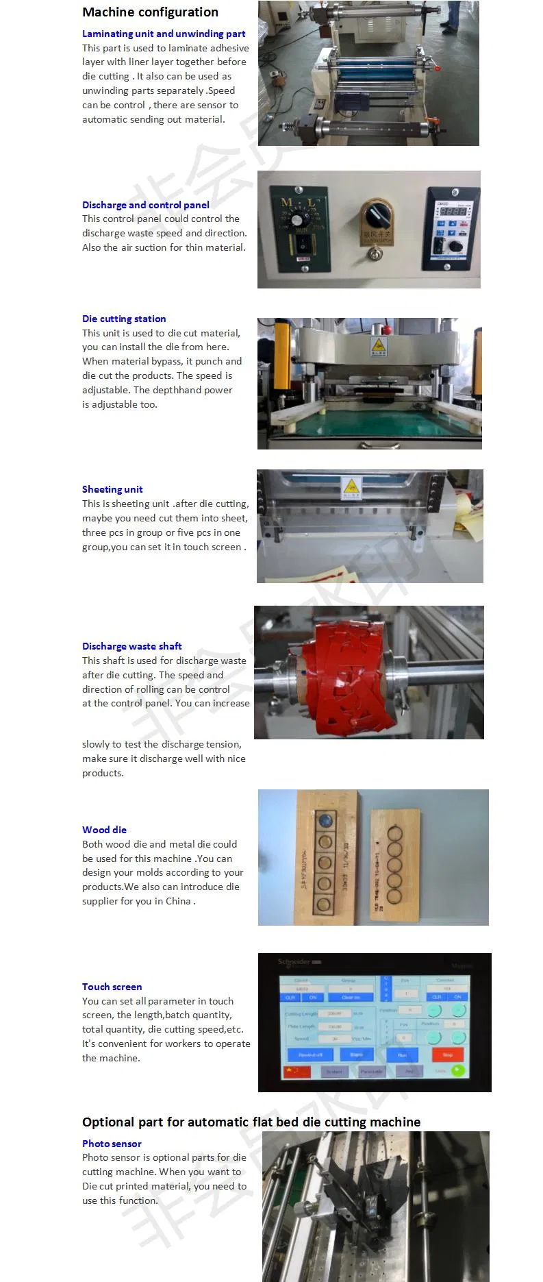 High Quality Automatic Platen Die Cutting Machine