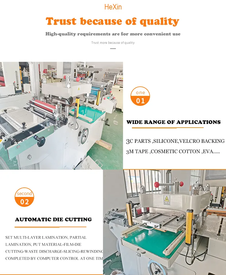 Hx-350b High Precision Kraft Paper Die Cutting Machine