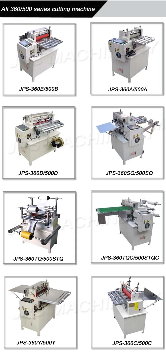 Jps-360d Self-Adhesive Preprinted Label Cutting Cutter with Photoelectricity Sensor