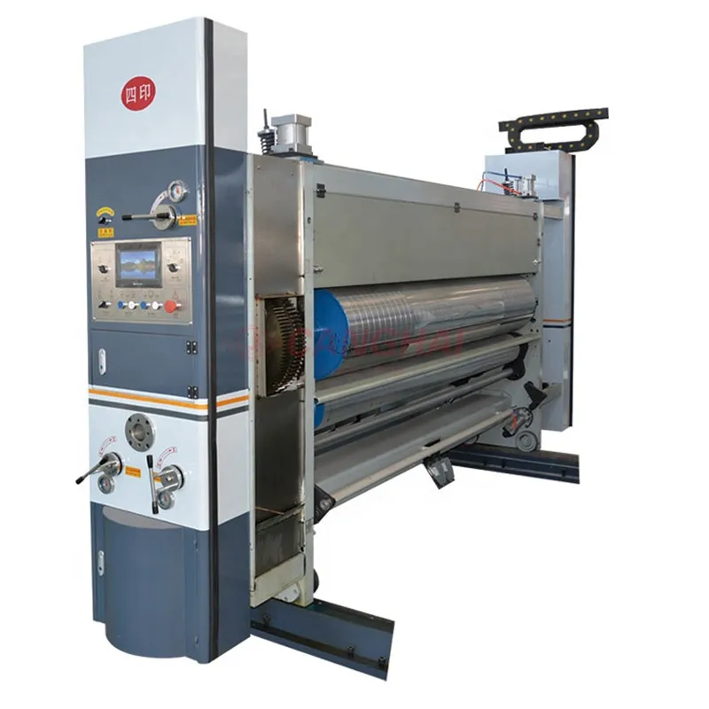Lead Edge4 Color Printing Slotting Die Cutting Machine