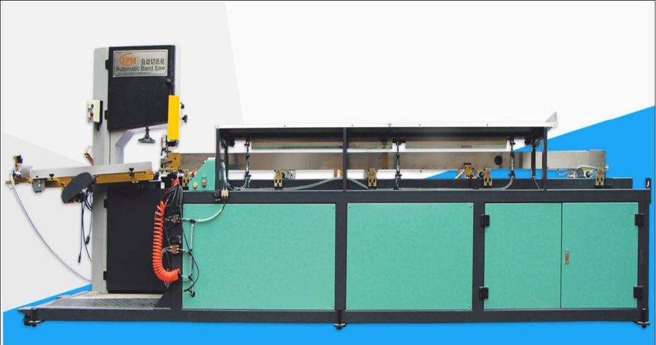 Maxi Roll Band Saw Toilet Paper Slitting Cutting Machine
