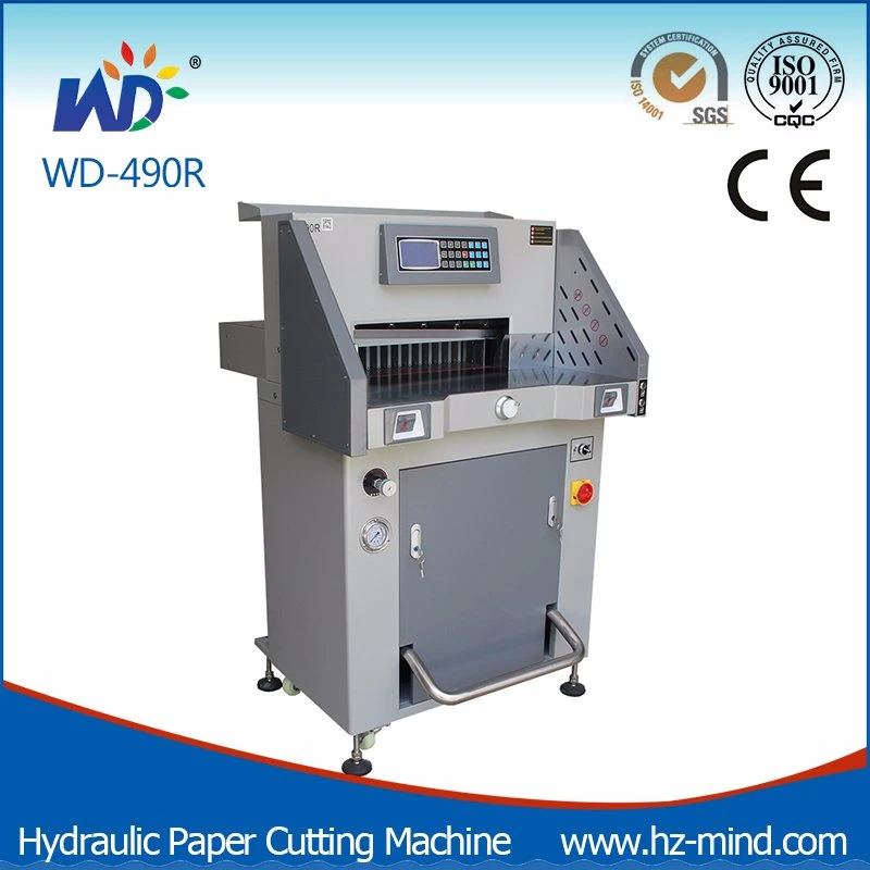Professional Manufacturer Paper Cutter (WD- 490R ) Hydraulic Paper Cutting Machine