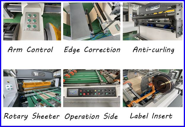 Rotary Knife Cut Size Paper Sheeter Economy Type Cutting Machine