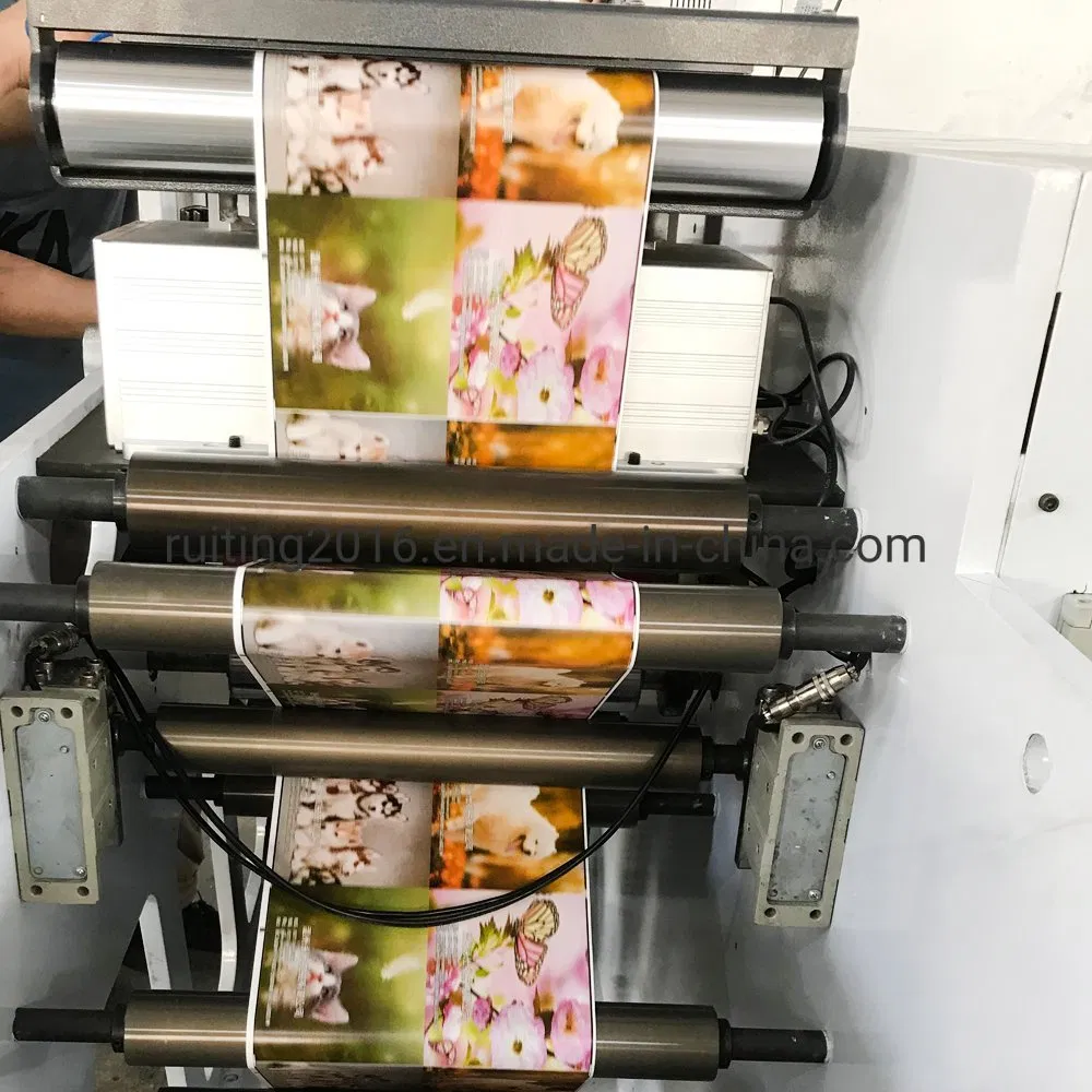Rt- 520 Automatic Die Cutting Machines Paper Roll Cutter Barcode Label Die Cutting Machine
