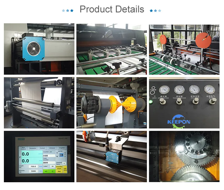 Servo Control Twin Helical Knife Paper Roll to Sheet Cutting Machine/High Speed Automatic Paper Sheeting Machine with CE (SM Model)