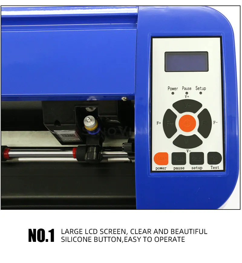SINOVINYL 12" 300mm Graphic Desktop Sticker Cutting Machine DIY Vinyl Cutter Graph Plotter