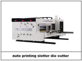 Three Color Corrugated Paper Printing Die-Cutting Vibrator Stacker Carton Box Machine