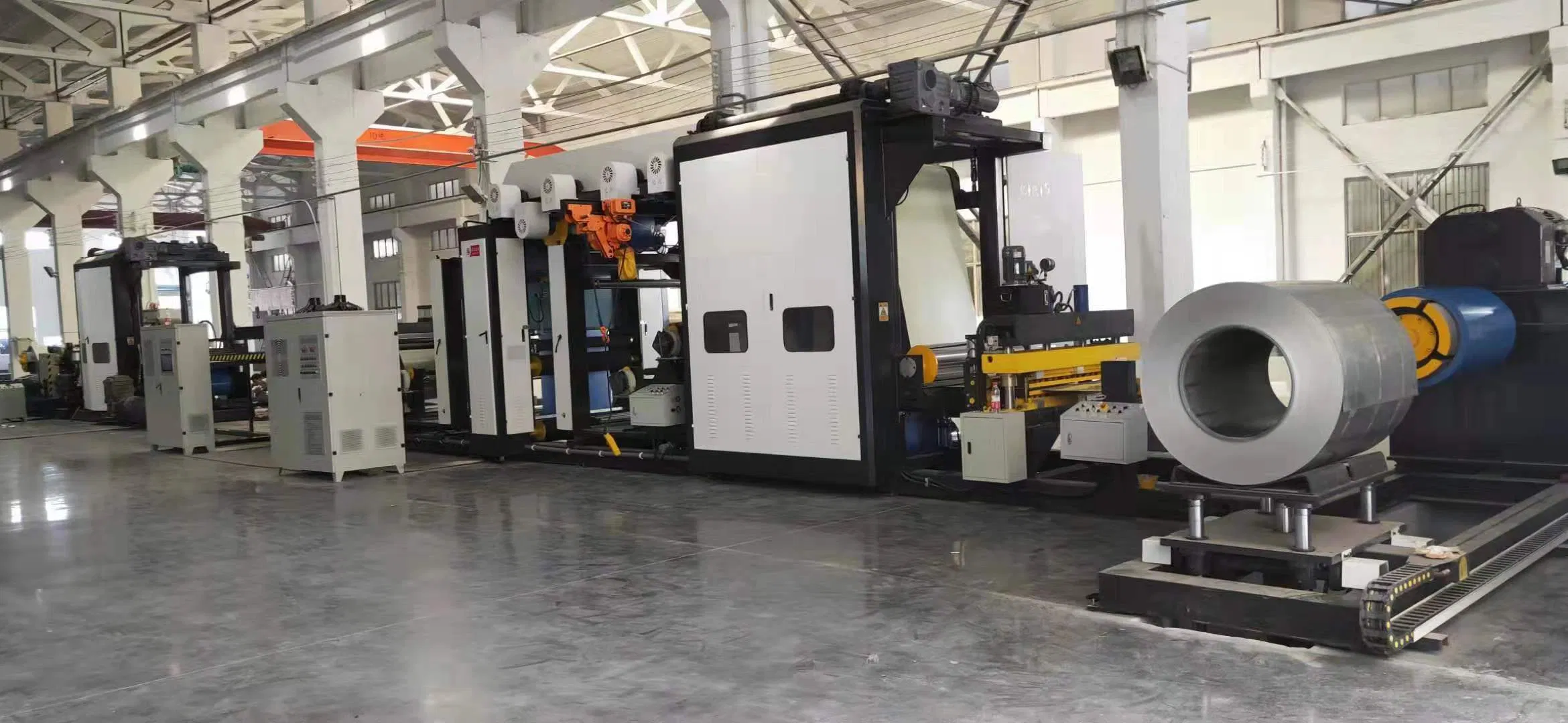 Top Speed Galvanized Steel Coil Film Laminating Machine