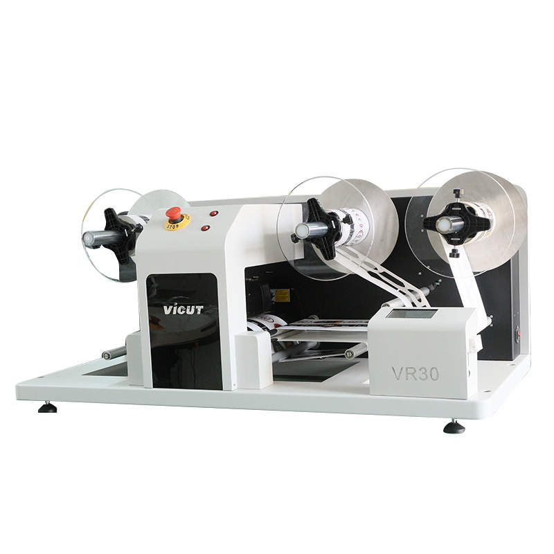 Vicut Blank and Printed Label Die Cutting Machine Roll to Roll Sticker Cutter Label Cutter