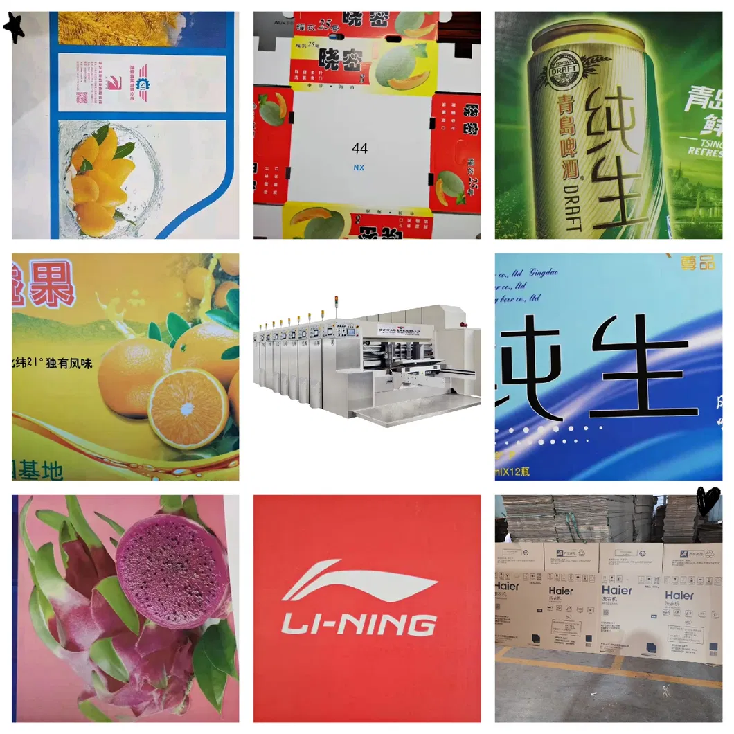 Water Ink Flexo Corrugated Cardboard Printing Rotary Die-Cutting Slotting Machine