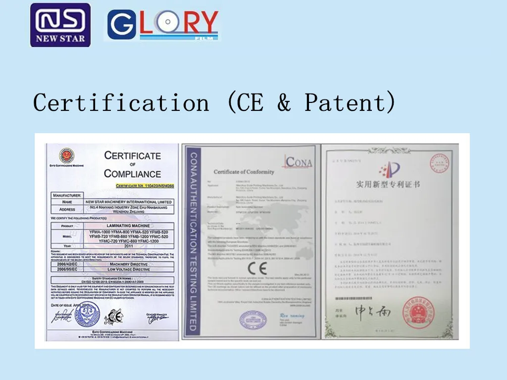 Yfma-650/800 Photo Laminating Machine Paper Laminating Machine with Ce Standard