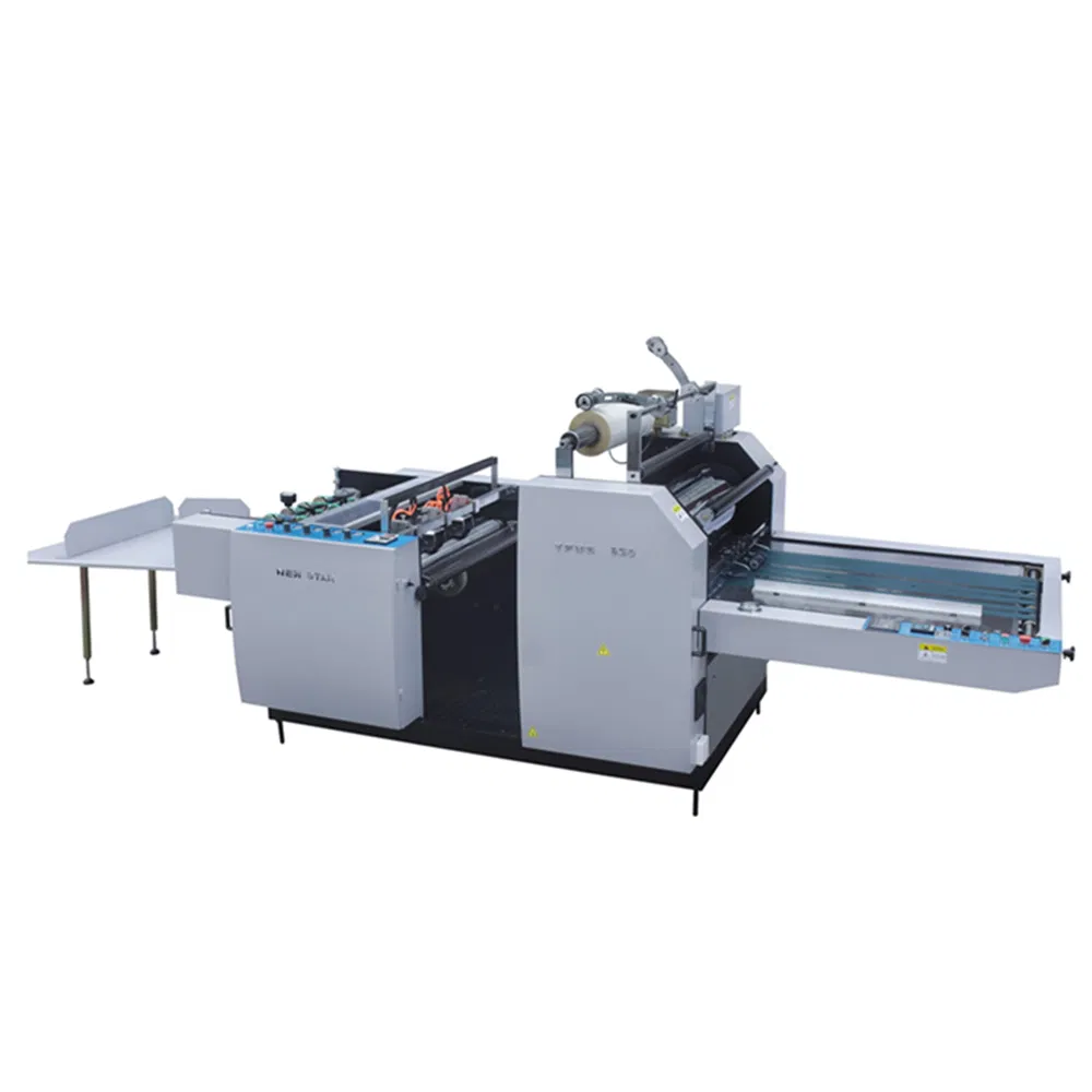 Yfmb-750A Hot Sale Semi Automatic Hydraulic Oil Heating Roll Film Office Laminating Machine Plastic Lamination Machine for Paper Book Boxes Products