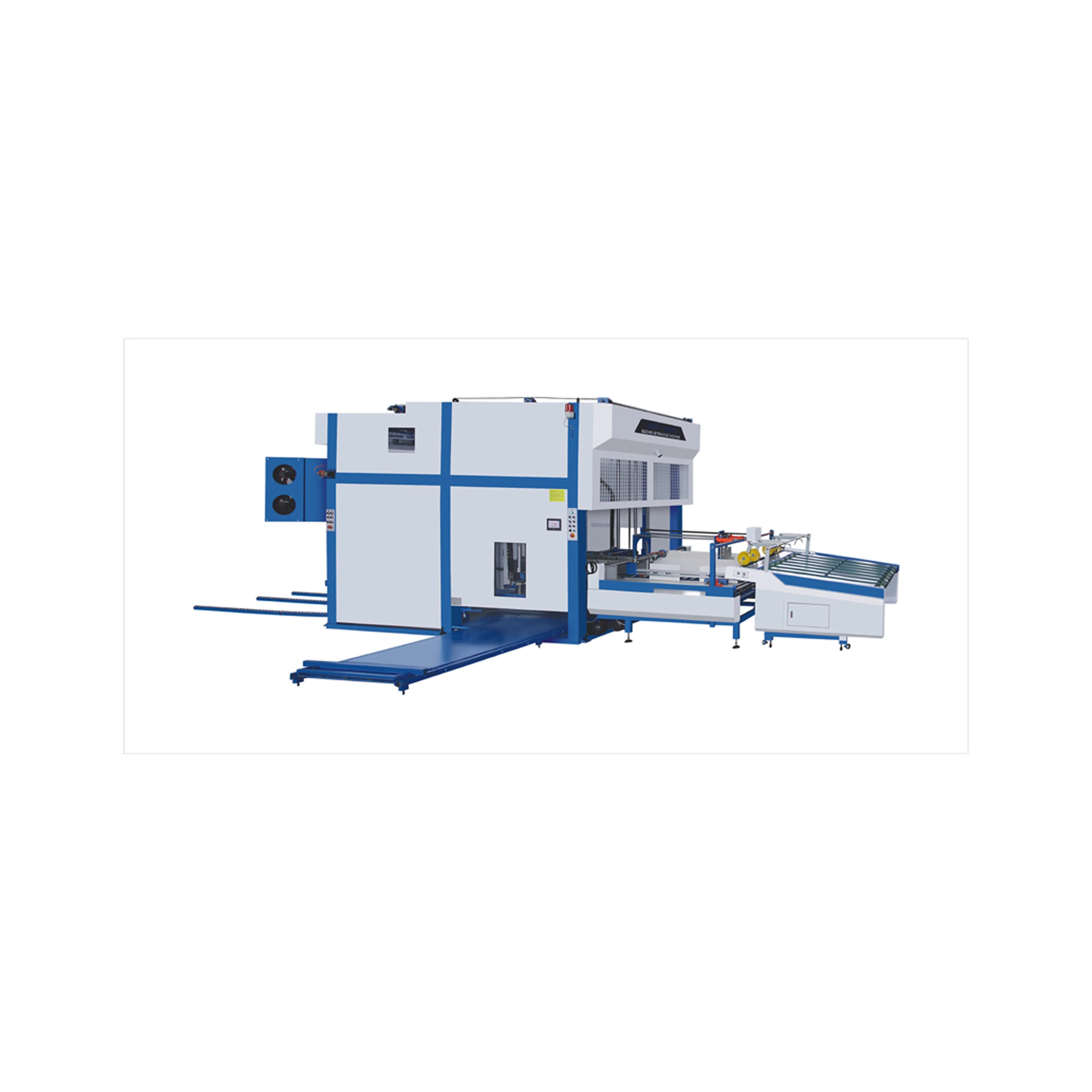 Zgfms- 1450 Automatic Flute Laminating Machine with Flip Flop Pile Stacker with Pallet